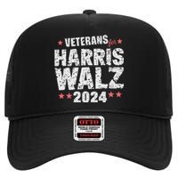 Veterans For Harris Waltz 2024 High Crown Mesh Back Trucker Hat