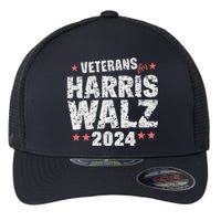 Veterans For Harris Waltz 2024 Flexfit Unipanel Trucker Cap