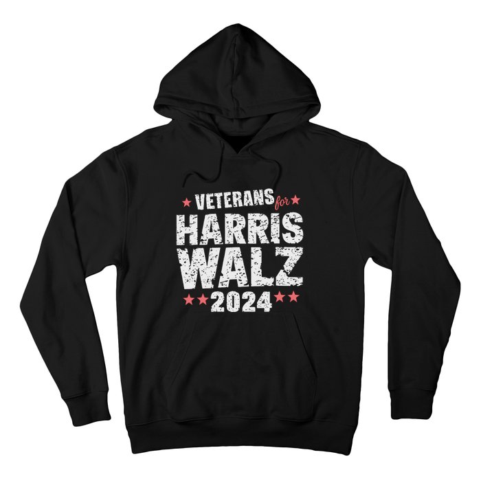 Veterans For Harris Waltz 2024 Hoodie