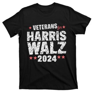 Veterans For Harris Waltz 2024 T-Shirt