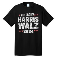 Veterans For Harris Waltz 2024 Tall T-Shirt