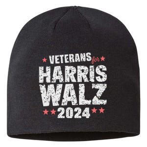 Veterans For Harris Waltz 2024 Sustainable Beanie