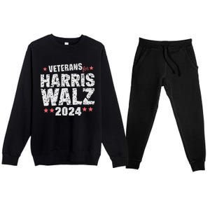 Veterans For Harris Waltz 2024 Premium Crewneck Sweatsuit Set