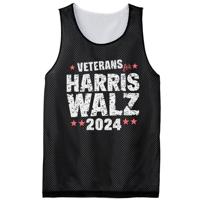 Veterans For Harris Waltz 2024 Mesh Reversible Basketball Jersey Tank