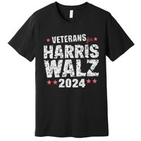 Veterans For Harris Waltz 2024 Premium T-Shirt