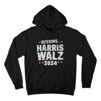 Veterans For Harris Waltz 2024 Tall Hoodie