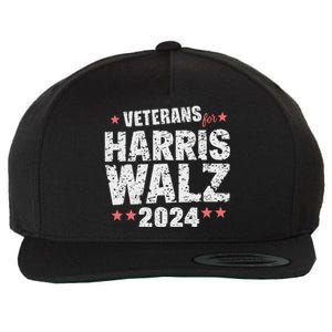 Veterans For Harris Waltz 2024 Wool Snapback Cap