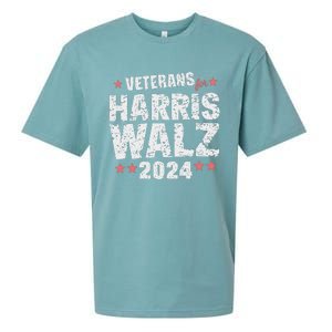 Veterans For Harris Waltz 2024 Sueded Cloud Jersey T-Shirt