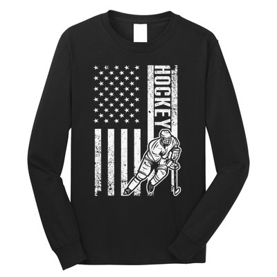 Vintage Field Hockey Player Hockey Fan Hockey Coach Long Sleeve Shirt