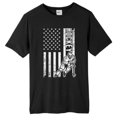 Vintage Field Hockey Player Hockey Fan Hockey Coach Tall Fusion ChromaSoft Performance T-Shirt