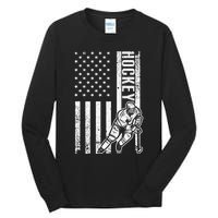 Vintage Field Hockey Player Hockey Fan Hockey Coach Tall Long Sleeve T-Shirt