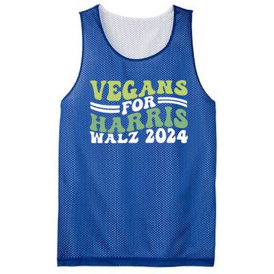 Vegans For Harris Walz 2024 Kamala Waltz 2024 Mesh Reversible Basketball Jersey Tank