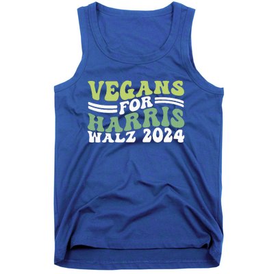 Vegans For Harris Walz 2024 Kamala Waltz 2024 Tank Top