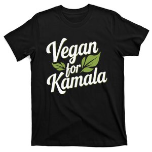 Vegans For Harris Waltz Walz 2024 Vegan For Kamala 2024 T-Shirt