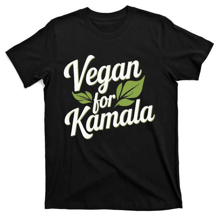 Vegans For Harris Waltz Walz 2024 Vegan For Kamala 2024 T-Shirt