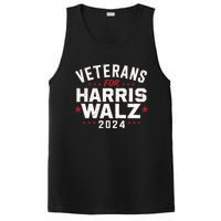 Veterans For Harris Waltz 2024 Election Vote Blue Democrat PosiCharge Competitor Tank