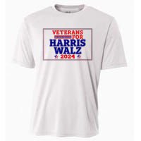 Veterans For Harris Walz 2024 Vote Harris Waltz Election Cooling Performance Crew T-Shirt