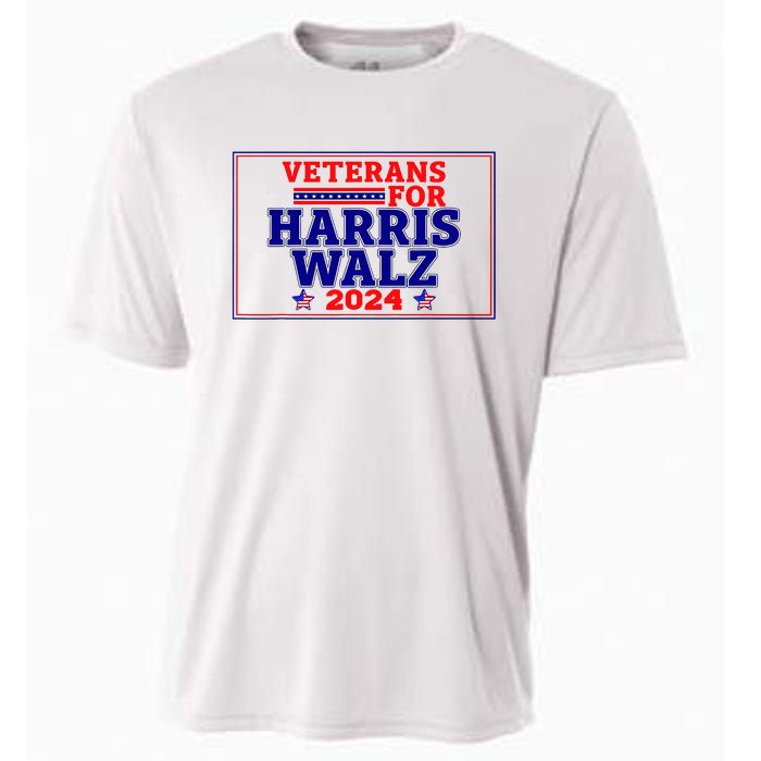 Veterans For Harris Walz 2024 Vote Harris Waltz Election Cooling Performance Crew T-Shirt