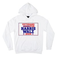 Veterans For Harris Walz 2024 Vote Harris Waltz Election Hoodie