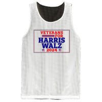 Veterans For Harris Walz 2024 Vote Harris Waltz Election Mesh Reversible Basketball Jersey Tank