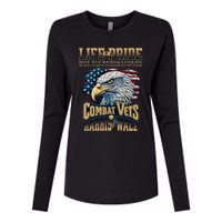 Veterans For Harris Walz 2024 Military Vets Against Trump Womens Cotton Relaxed Long Sleeve T-Shirt