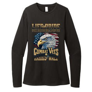 Veterans For Harris Walz 2024 Military Vets Against Trump Womens CVC Long Sleeve Shirt