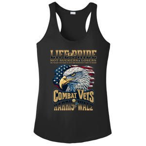 Veterans For Harris Walz 2024 Military Vets Against Trump Ladies PosiCharge Competitor Racerback Tank