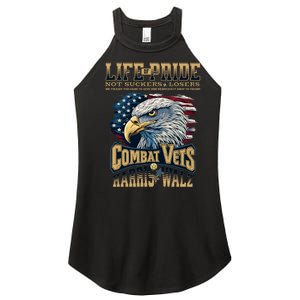 Veterans For Harris Walz 2024 Military Vets Against Trump Women's Perfect Tri Rocker Tank