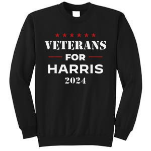 Veterans For Harris 2024 Kamala Harris Veteran Usa Sweatshirt