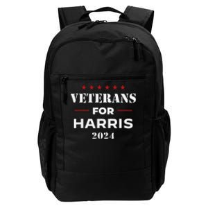 Veterans For Harris 2024 Kamala Harris Veteran Usa Daily Commute Backpack