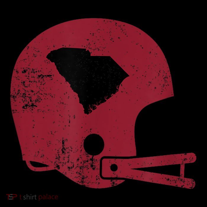 Vintage Football Helmet State Of South Carolina T-Shirt