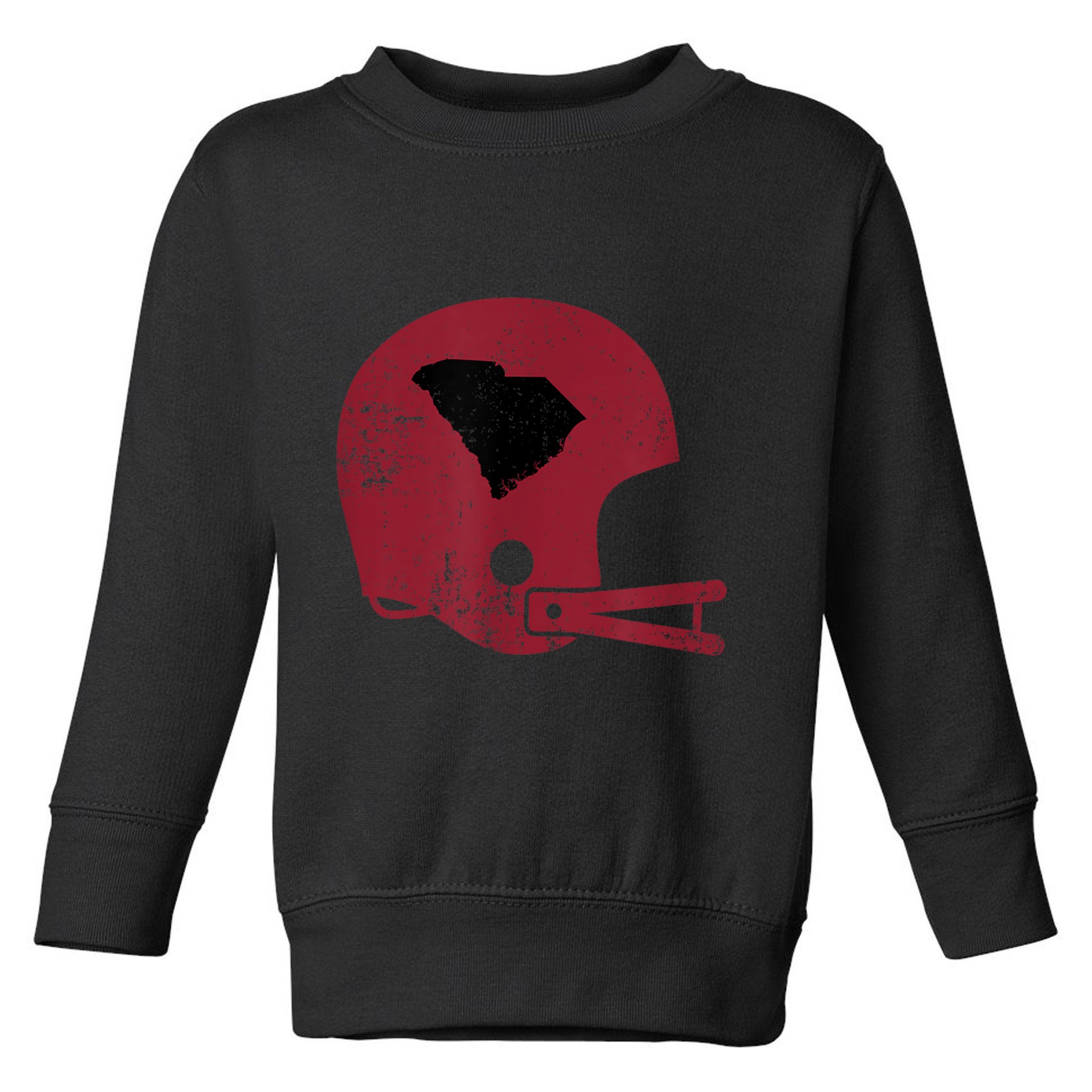 Vintage Football Helmet State Of South Carolina Toddler Sweatshirt