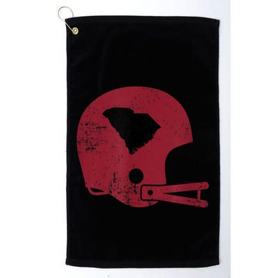 Vintage Football Helmet State Of South Carolina Golf Towel