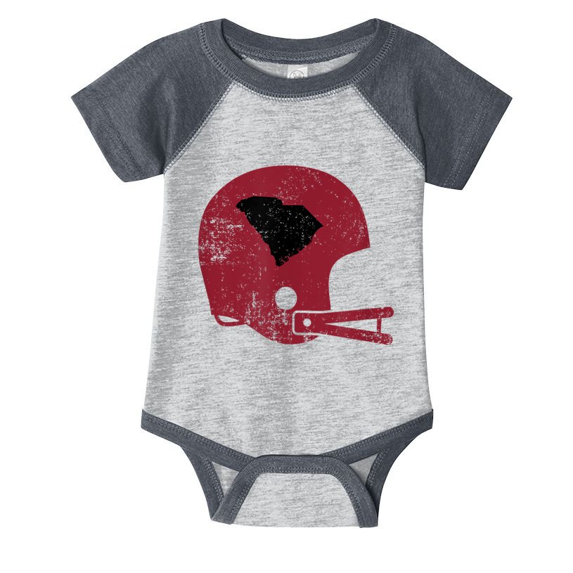 Vintage Football Helmet State Of South Carolina Infant Baby Jersey Bodysuit
