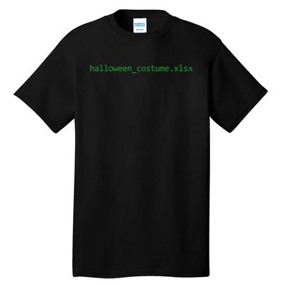 Vintage Funny Halloween Excel Spreadsheet File Tall T-Shirt