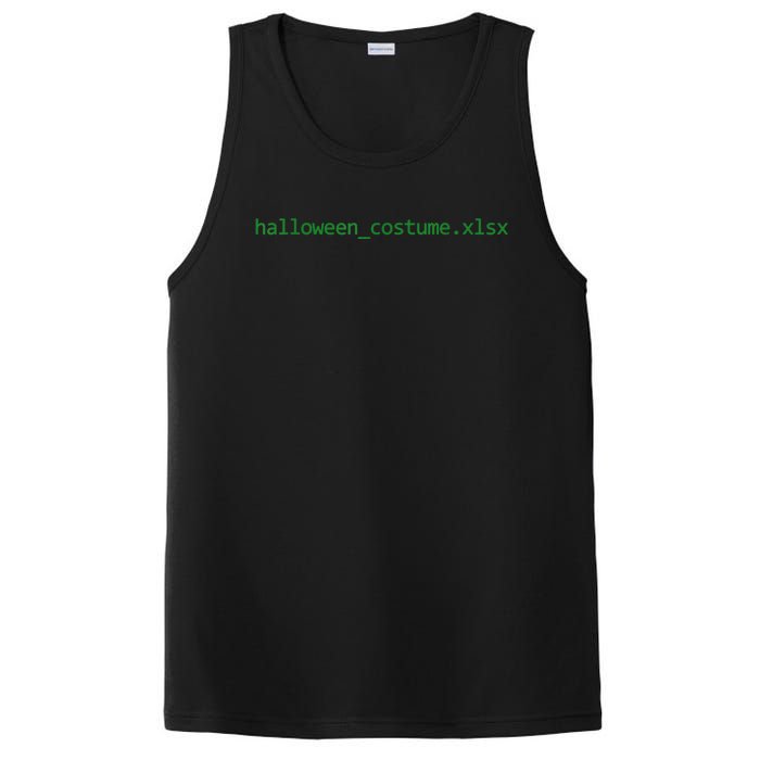 Vintage Funny Halloween Excel Spreadsheet File PosiCharge Competitor Tank