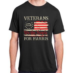 Veterans For Harris We The People 1776 Flag Kamala Harris Adult ChromaSoft Performance T-Shirt