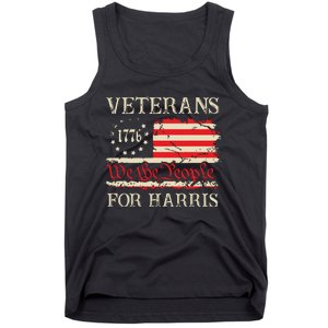 Veterans For Harris We The People 1776 Flag Kamala Harris Tank Top