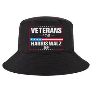 Veterans For Harris Walz 2024 Presidential Campaign Cool Comfort Performance Bucket Hat