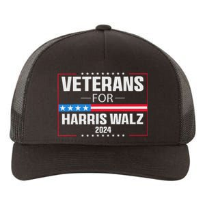 Veterans For Harris Walz 2024 Presidential Campaign Yupoong Adult 5-Panel Trucker Hat