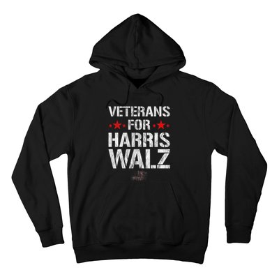 Veterans For Harris 2024 Kamala Harris Tim Walz Veteran Usa Hoodie