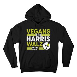 Vegans For Harris Waltz Walz 2024 Vegan For Kamala 2024 Hoodie