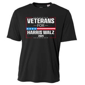 Veterans For Harris Walz 2024 Presidential Campaign Gift Cooling Performance Crew T-Shirt