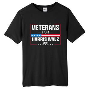 Veterans For Harris Walz 2024 Presidential Campaign Gift Tall Fusion ChromaSoft Performance T-Shirt