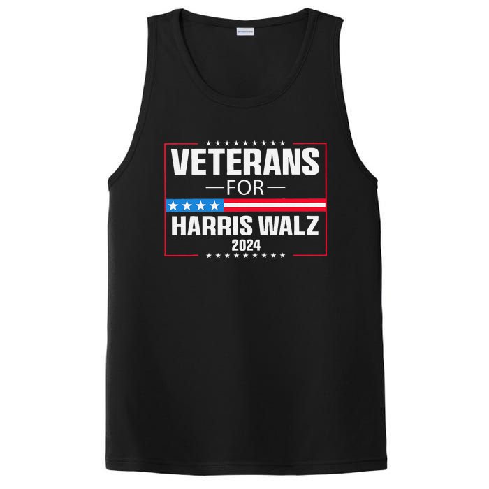 Veterans For Harris Walz 2024 Presidential Campaign Gift PosiCharge Competitor Tank