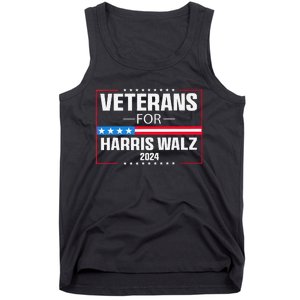 Veterans For Harris Walz 2024 Presidential Campaign Gift Tank Top