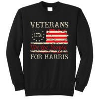 Veterans For Harris We The People 1776 Flag Kamala Harris Gift Sweatshirt