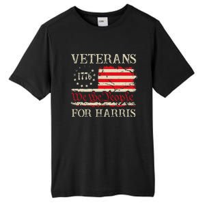 Veterans For Harris We The People 1776 Flag Kamala Harris Gift Tall Fusion ChromaSoft Performance T-Shirt