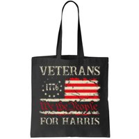 Veterans For Harris We The People 1776 Flag Kamala Harris Gift Tote Bag