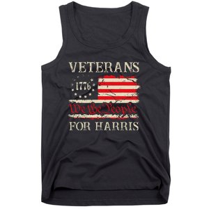 Veterans For Harris We The People 1776 Flag Kamala Harris Gift Tank Top